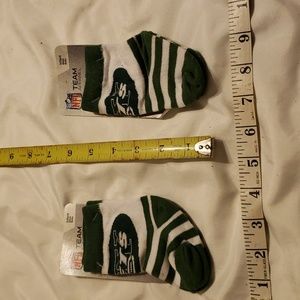 2 nwt NFL Jets infant socks